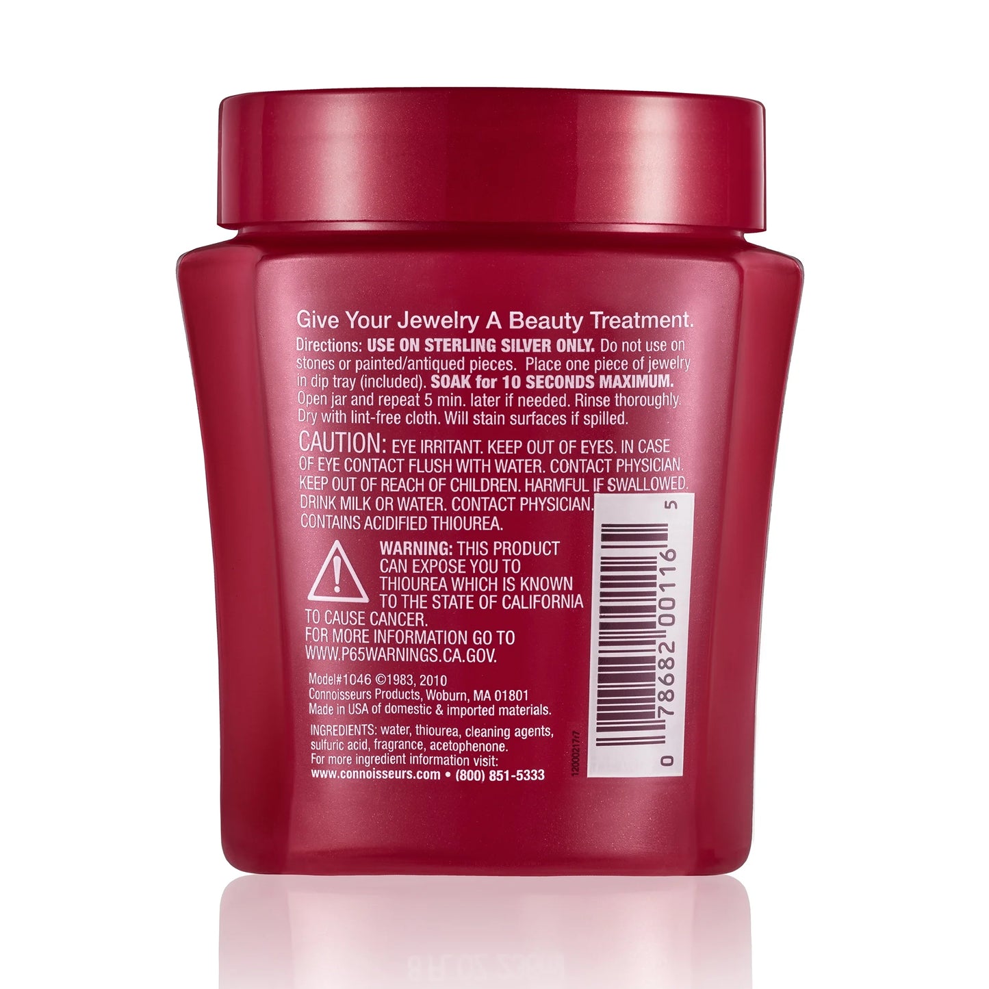 Limpiador De Joyas Plateado, Limpiador Líquido Para Joyas En Frasco Rojo