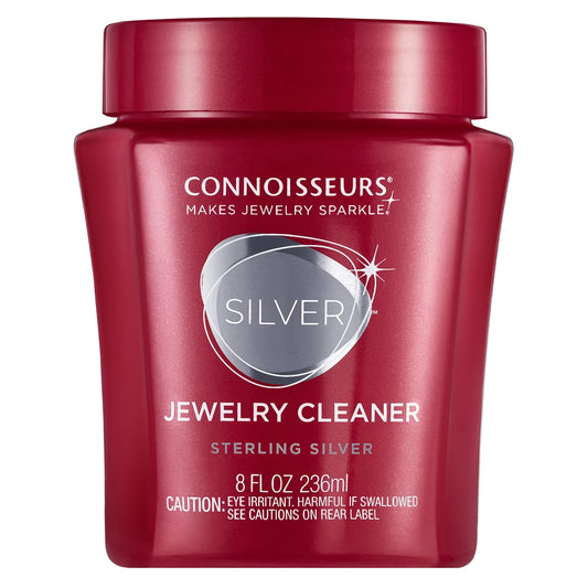 Limpiador De Joyas Plateado, Limpiador Líquido Para Joyas En Frasco Rojo